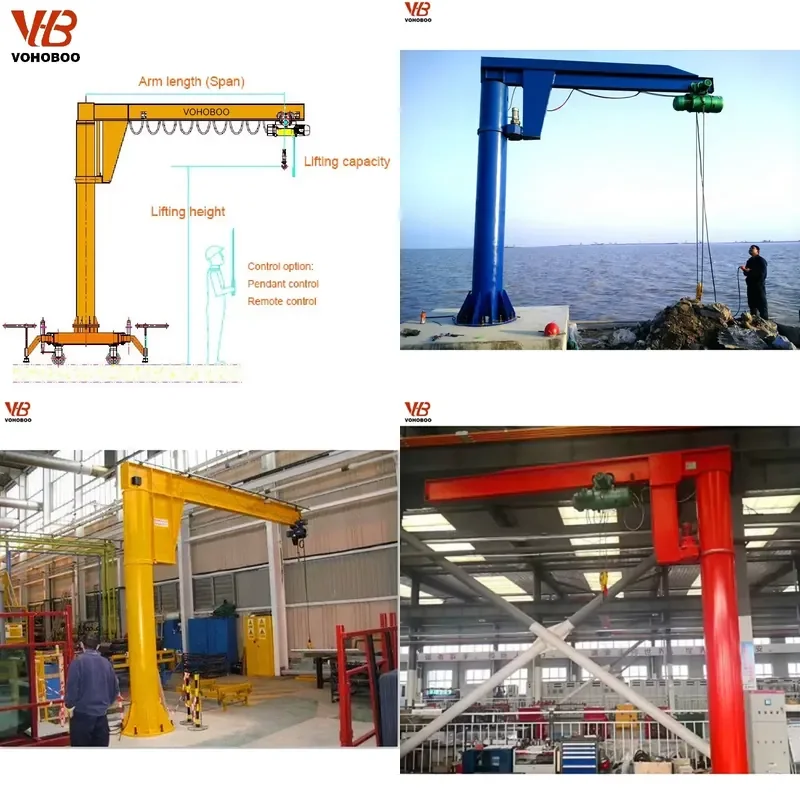Recycling Machine 2026 Vohoboo Column JIB Crane 1Ton 2Ton 3Ton 5Ton Crane Arm 2-10m 0-360 Rotation JIB Cranes for Sale
Recycling Machine 2026 Vohoboo Column JIB Crane 1Ton 2Ton 3Ton 5Ton Crane Arm 2-10m 0-360 Rotation JIB Cranes for Sale