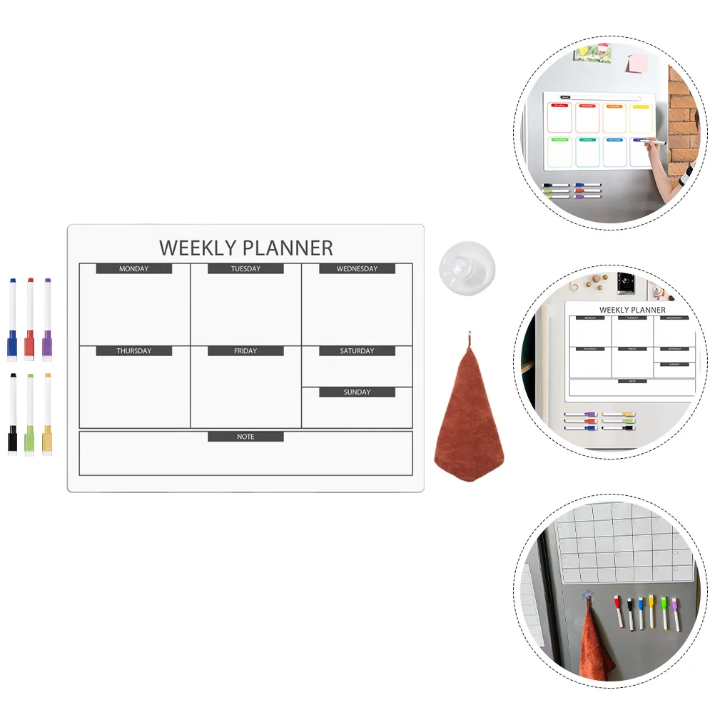 1Set Magnetic Planning Board Dry Erase Refrigerator Writing Board Kitchen Supplies Memo Reminders Kitchen Supplies
1Set Magnetic Planning Board Dry Erase Refrigerator Writing Board Kitchen Supplies Memo Reminders Kitchen Supplies
