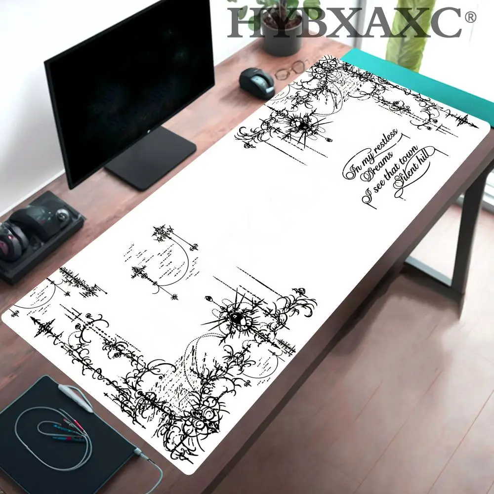 HYBXAXC S-Silent H-Hill Ornate Victorian Script Mousepad Gothic Floral Scroll Rubber for Computer Keyboard Home Office
HYBXAXC S-Silent H-Hill Ornate Victorian Script Mousepad Gothic Floral Scroll Rubber for Computer Keyboard Home Office