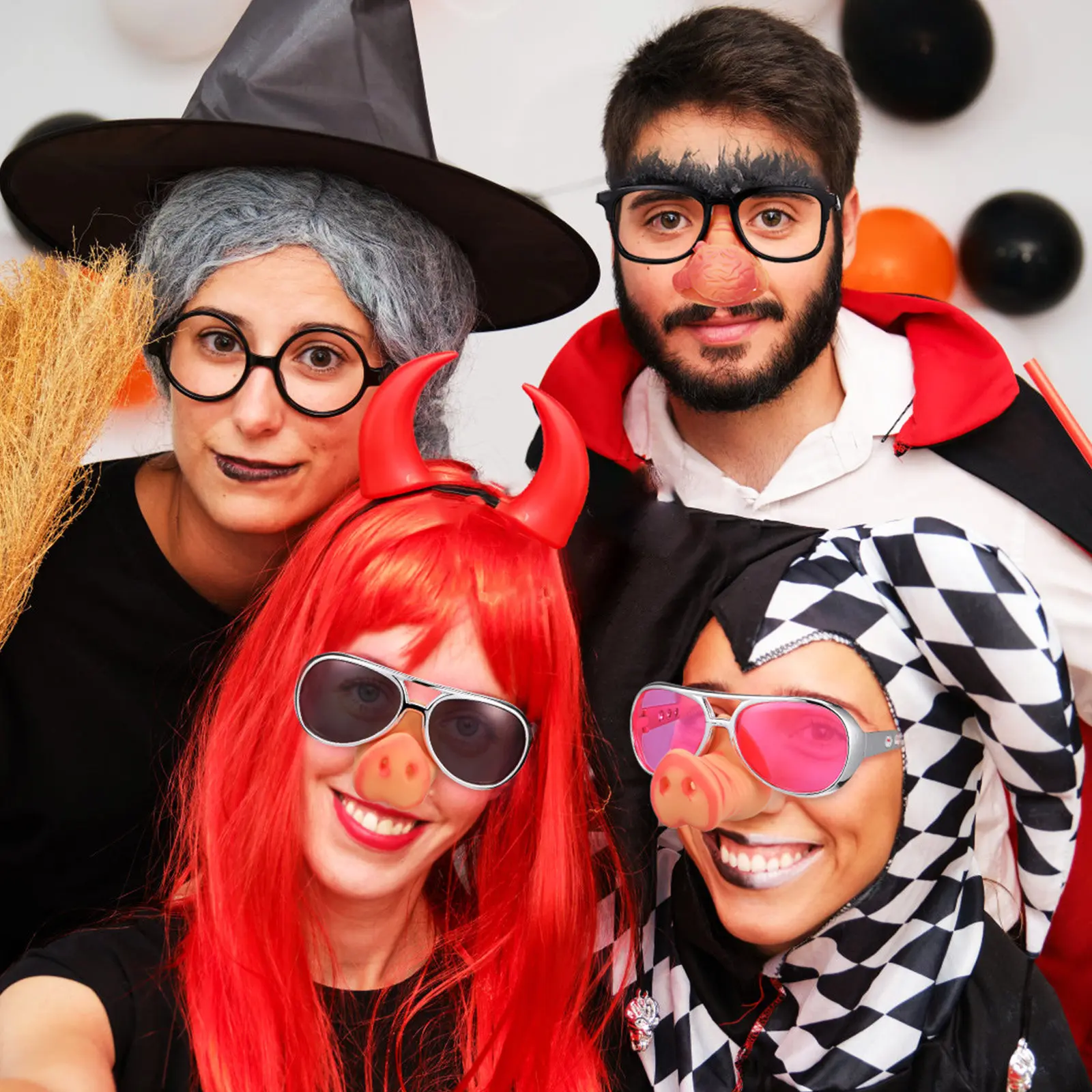 3Pcs Pig Nose Party Glasses Creative Funny Photo Props Cosplay Lightweight Comfortable Kids Adults Party Glasses
3Pcs Pig Nose Party Glasses Creative Funny Photo Props Cosplay Lightweight Comfortable Kids Adults Party Glasses