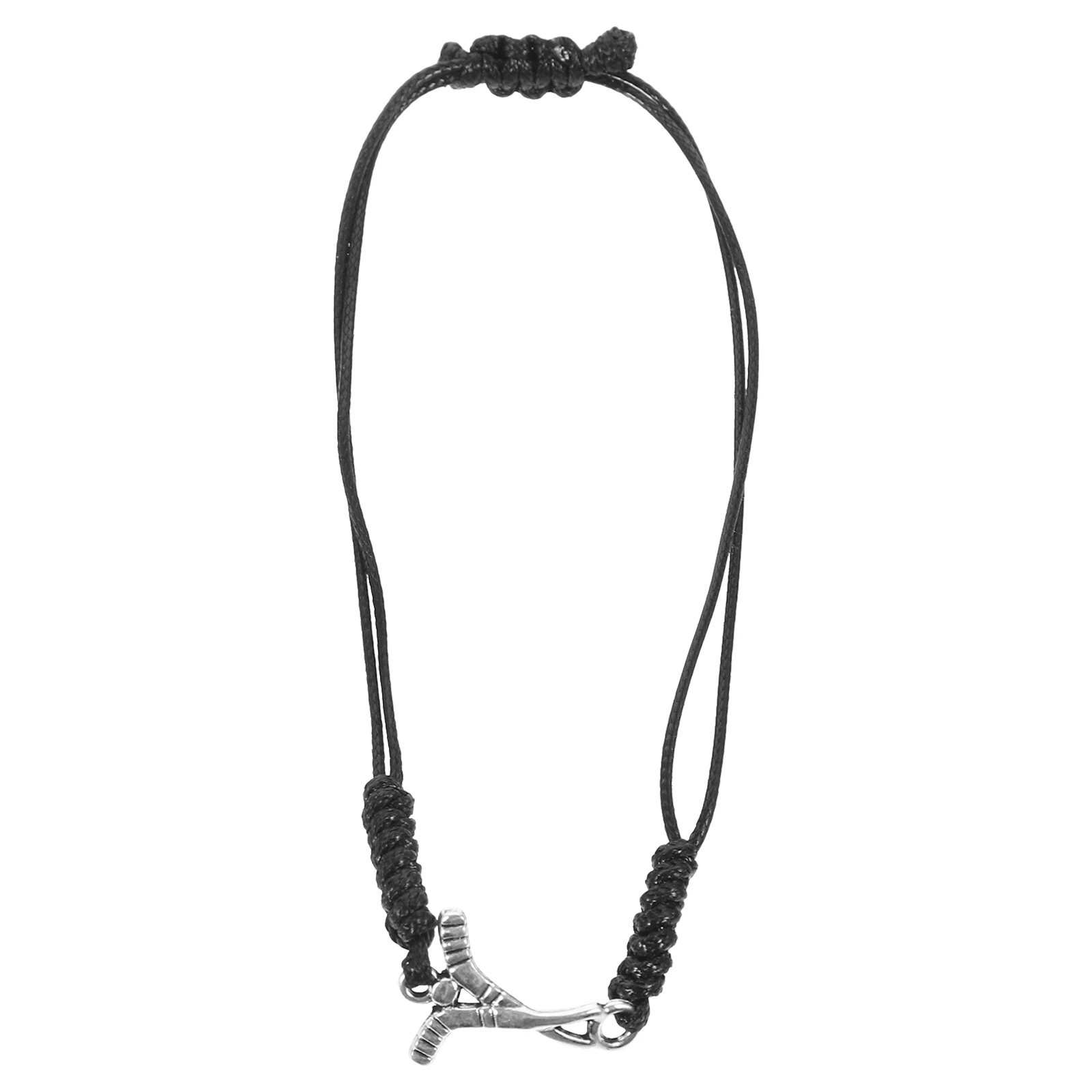Hockey Bracelet Sports Supply Alloy Wrist Wear resistant Decorative Wax Line Chic H made Bracelets for Couples Teams Players
Hockey Bracelet Sports Supply Alloy Wrist Wear resistant Decorative Wax Line Chic H made Bracelets for Couples Teams Players
