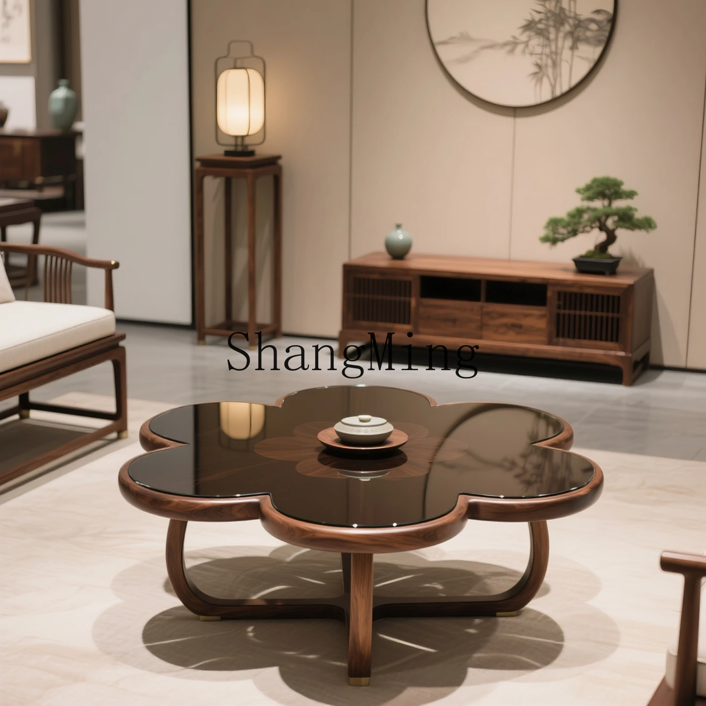 CL modern solid wood coffee table living room petal creative small apartment home used medieval light luxury style
CL modern solid wood coffee table living room petal creative small apartment home used medieval light luxury style