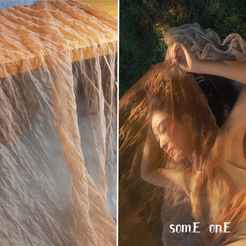 Ультрапрозрачная ткань с плиссированной нитью Wild Dried Color - Элитный ретро-материал для свадебных платьев, полупрозрачная ткань для одежды
Ультрапрозрачная ткань с плиссированной нитью Wild Dried Color - Элитный ретро-материал для свадебных платьев, полупрозрачная ткань для одежды