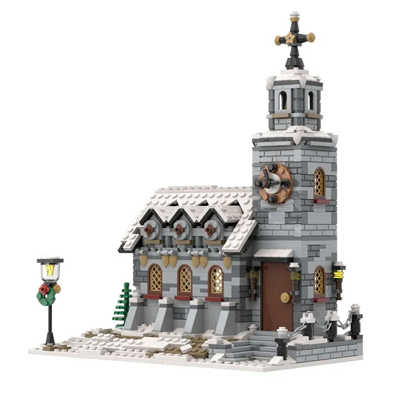 MOC Christmas Winter Series Winter Chapel Building Compatible Assembled Building Blocks Educational Toys Children Birthday Gift
MOC Christmas Winter Series Winter Chapel Building Compatible Assembled Building Blocks Educational Toys Children Birthday Gift