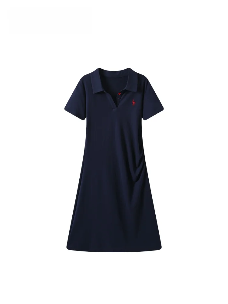 Summer New Style Casual College Style plus Size Women's Dress Fashionable Trendy Short Sleeve Collar A-Line Skirt
Summer New Style Casual College Style plus Size Women's Dress Fashionable Trendy Short Sleeve Collar A-Line Skirt