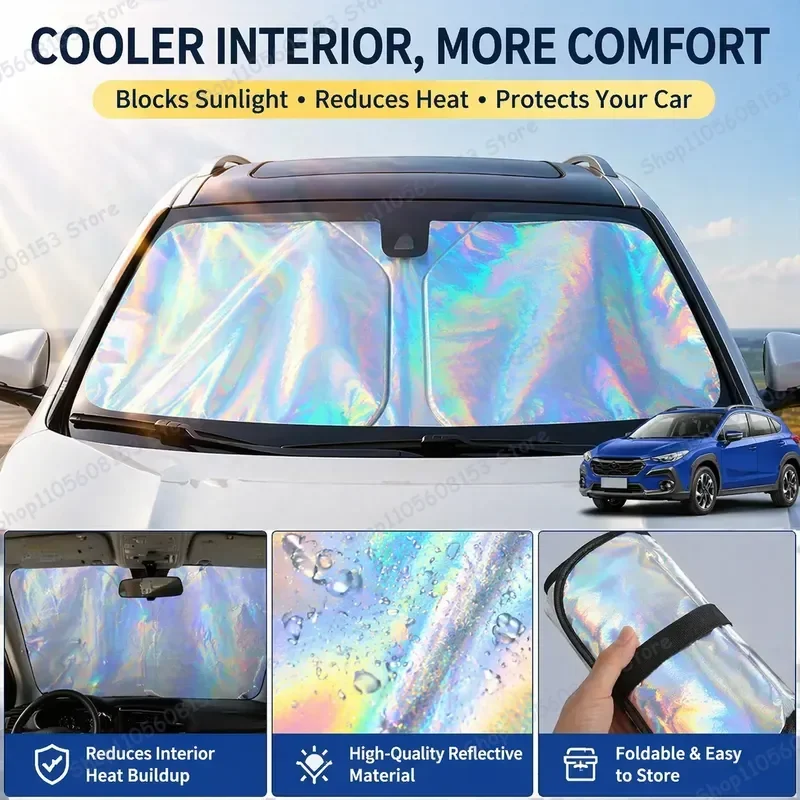 For Subaru Crosstrek Foldable Windshield Sun Shade UV Protection Reflective Car Sunshade Interior Accessory Heat Reduction
For Subaru Crosstrek Foldable Windshield Sun Shade UV Protection Reflective Car Sunshade Interior Accessory Heat Reduction