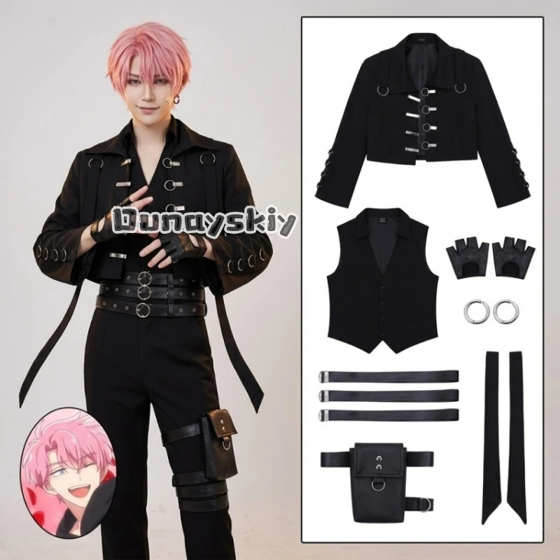 Fukuhara Tamon Cosplay Costume Wig Tamon's B-Side Anime Character Cos Halloween Party Performance Stage Uniform Carnival Clothes
Fukuhara Tamon Cosplay Costume Wig Tamon's B-Side Anime Character Cos Halloween Party Performance Stage Uniform Carnival Clothes