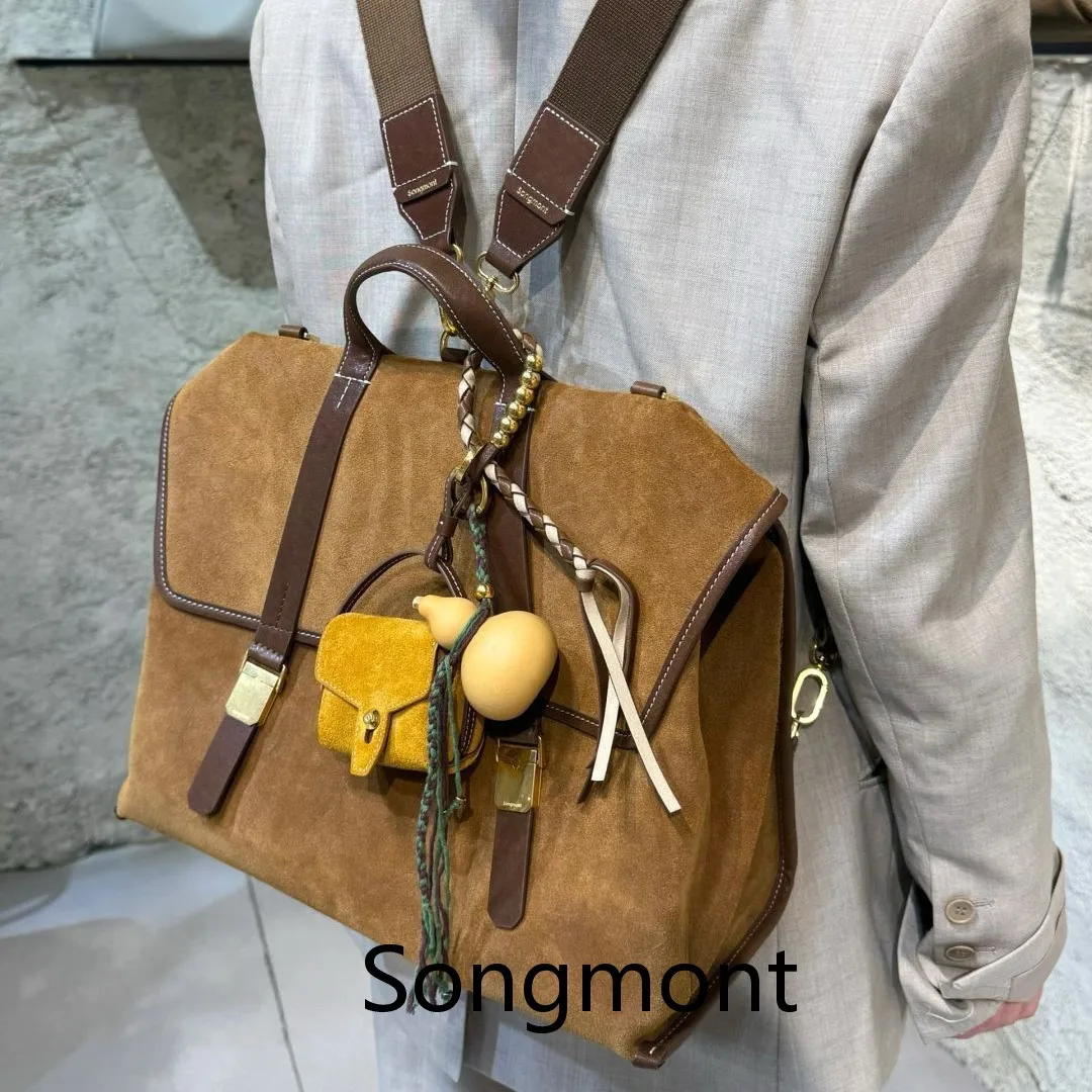 Songmont Vintage Suede Messenger Bag, Unisex Convertible Laptop Briefcase Backpack
Songmont Vintage Suede Messenger Bag, Unisex Convertible Laptop Briefcase Backpack