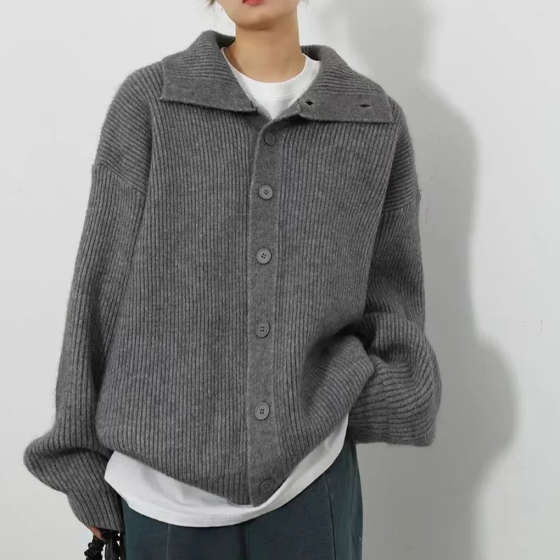 Women's pure cashmere retro stand-collar loose V-neck knit sweater autumn and winter new women's versatile top coat
Women's pure cashmere retro stand-collar loose V-neck knit sweater autumn and winter new women's versatile top coat
