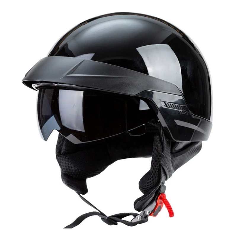 Half Helmet Motorcycles Open Face Helmet with Goggles Buckle ,Cycling Motocross Helmet L9BC
Half Helmet Motorcycles Open Face Helmet with Goggles Buckle ,Cycling Motocross Helmet L9BC