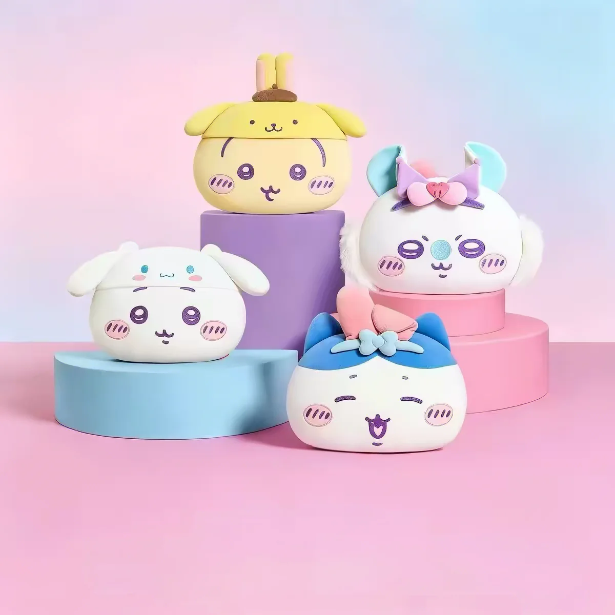 Chiikawa x Sanrio Limited Edition Kiramekko Head Shape Pillow 38cm 15in Cute Round Plush Cushion Soft Kawaii Collectible
Chiikawa x Sanrio Limited Edition Kiramekko Head Shape Pillow 38cm 15in Cute Round Plush Cushion Soft Kawaii Collectible