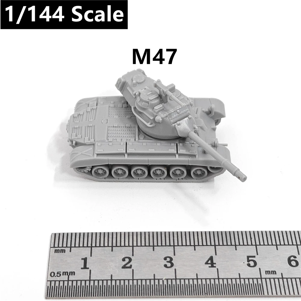 Танк M47 Patton армии США, 3D-печать, масштаб 1/144, миниатюрная модель танка, из смолы, под покраску
Танк M47 Patton армии США, 3D-печать, масштаб 1/144, миниатюрная модель танка, из смолы, под покраску