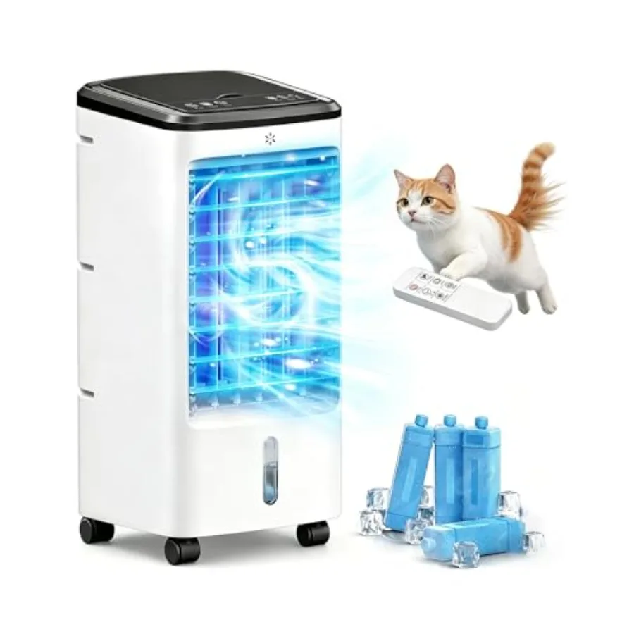 2026 Evaporative Air Cooler for bedroom and office use, plastic housing, white, portable windowless design with 4 ice packs, 12
2026 Evaporative Air Cooler for bedroom and office use, plastic housing, white, portable windowless design with 4 ice packs, 12