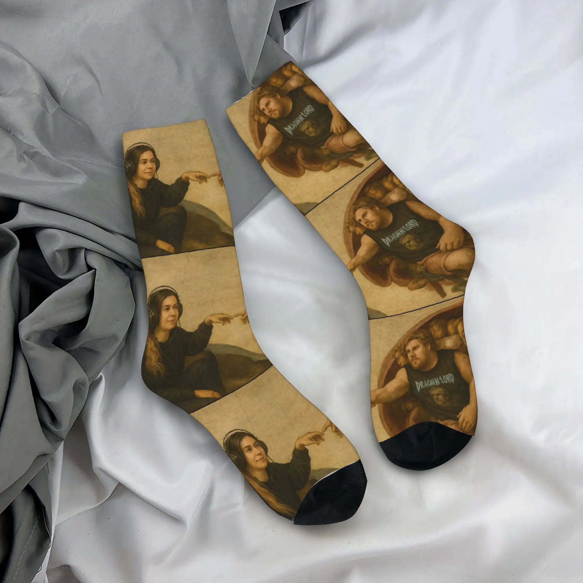 Drachenlord Poster Drachenlord meets Shurjoka Socks Men Women Funny Socks Hip Hop Summer Autumn Winter Middle Tube Socks Gift
Drachenlord Poster Drachenlord meets Shurjoka Socks Men Women Funny Socks Hip Hop Summer Autumn Winter Middle Tube Socks Gift