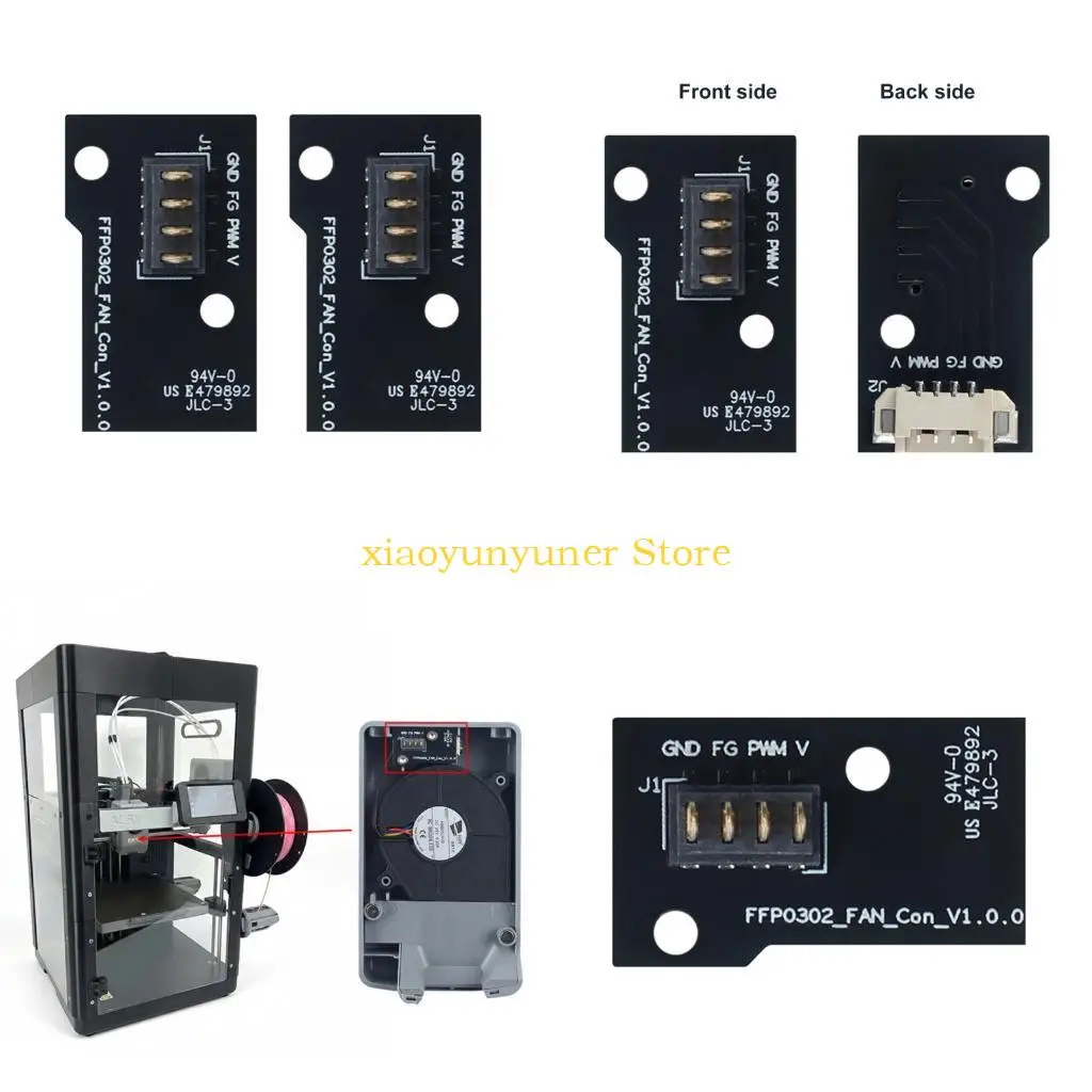 P9JB Extruder Cooling Fan Circuit Board Replacement For AD5X Machines
P9JB Extruder Cooling Fan Circuit Board Replacement For AD5X Machines