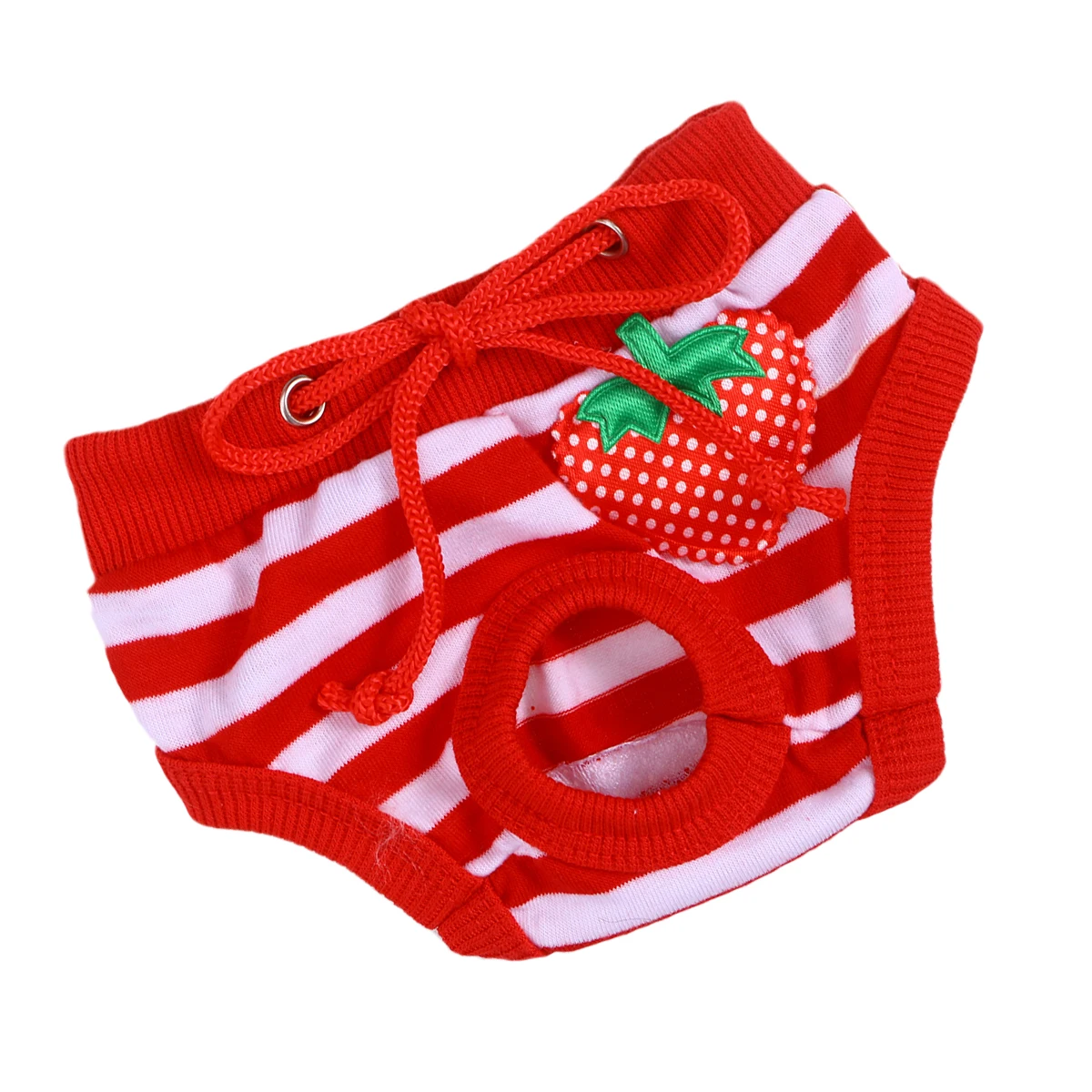 Pet Diaper Sanitary Physiological Pants Stripe Washable Male Dog Shorts Panties Menstruation Underwear Size S (Red and White)
Pet Diaper Sanitary Physiological Pants Stripe Washable Male Dog Shorts Panties Menstruation Underwear Size S (Red and White)