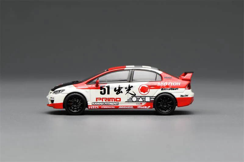 (Pre-Order) 1:64 Civic TYPE R (FD2) Idemitsu Motion Red Diecast Collector's Vehicle Model Car
(Pre-Order) 1:64 Civic TYPE R (FD2) Idemitsu Motion Red Diecast Collector's Vehicle Model Car