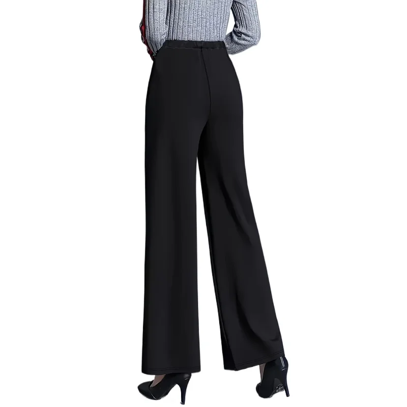 2025 Modern Fashion Straight Leg Trousers Women Regular Waist Stretchy Slimming Solid Black Daily Office
2025 Modern Fashion Straight Leg Trousers Women Regular Waist Stretchy Slimming Solid Black Daily Office