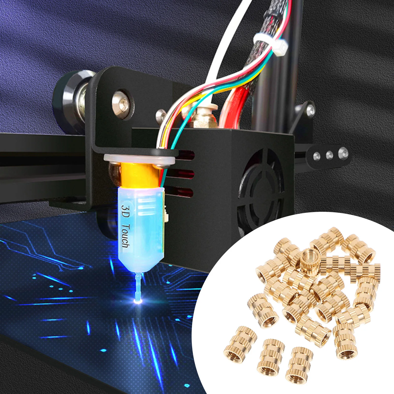 20Pcs Brass Heat Set Insert Female Thread Threaded Inserts Nut Inserts for Plastic Injection Molding Embedment Nuts 7x10mm 
20Pcs Brass Heat Set Insert Female Thread Threaded Inserts Nut Inserts for Plastic Injection Molding Embedment Nuts 7x10mm