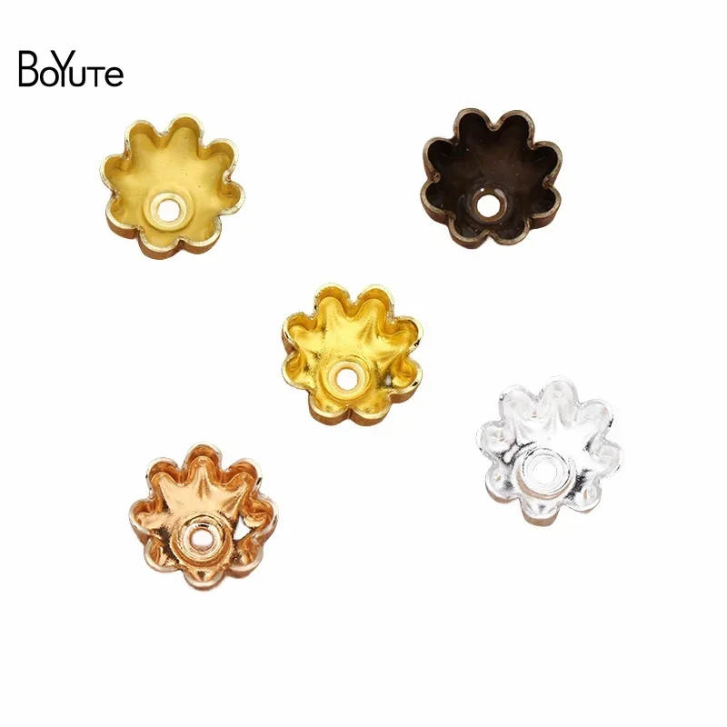 BoYuTe (200 Pieces/Lot) Metal Brass Flower Bead Caps 8MM for Jewelry Making Diy Accessories Wholesale
BoYuTe (200 Pieces/Lot) Metal Brass Flower Bead Caps 8MM for Jewelry Making Diy Accessories Wholesale