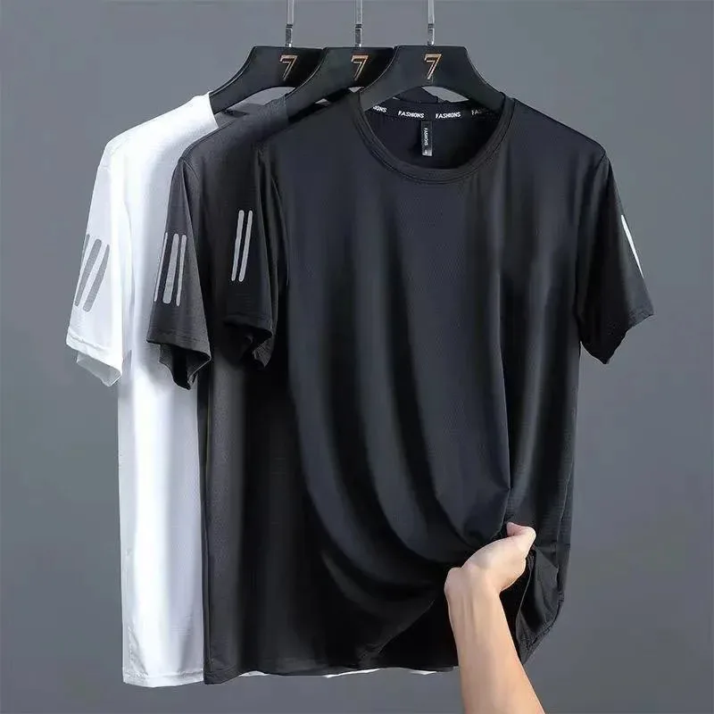 Men's Ice Silk Mesh Short Sleeves Solid Color Round Neck T-shirt Sports Speed Daily Wear Simple Ice Sensation
Men's Ice Silk Mesh Short Sleeves Solid Color Round Neck T-shirt Sports Speed Daily Wear Simple Ice Sensation