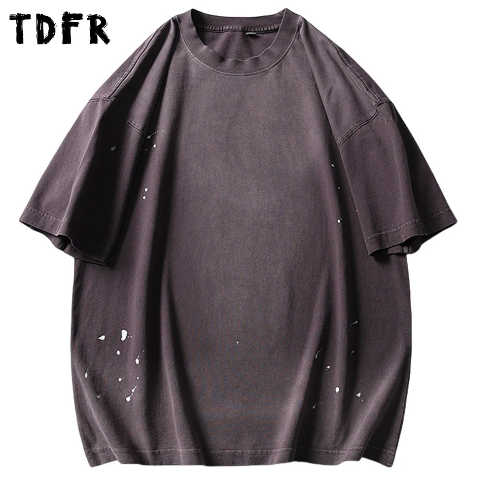 Distressed Splash Ink Short Sleeve T-shirt Mens Summer Cargo Streetwear Loose Half-Sleeve Crew Neck Cotton Tee Men
Distressed Splash Ink Short Sleeve T-shirt Mens Summer Cargo Streetwear Loose Half-Sleeve Crew Neck Cotton Tee Men