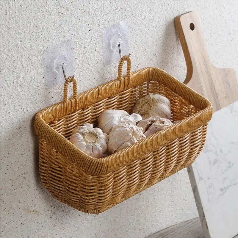 Wall Hanging Basket, Boho Style Hand-Woven Hanging Storage Baskets Ideal for Boho Room Decor, Kitchen, Garden, and Living Room
Wall Hanging Basket, Boho Style Hand-Woven Hanging Storage Baskets Ideal for Boho Room Decor, Kitchen, Garden, and Living Room