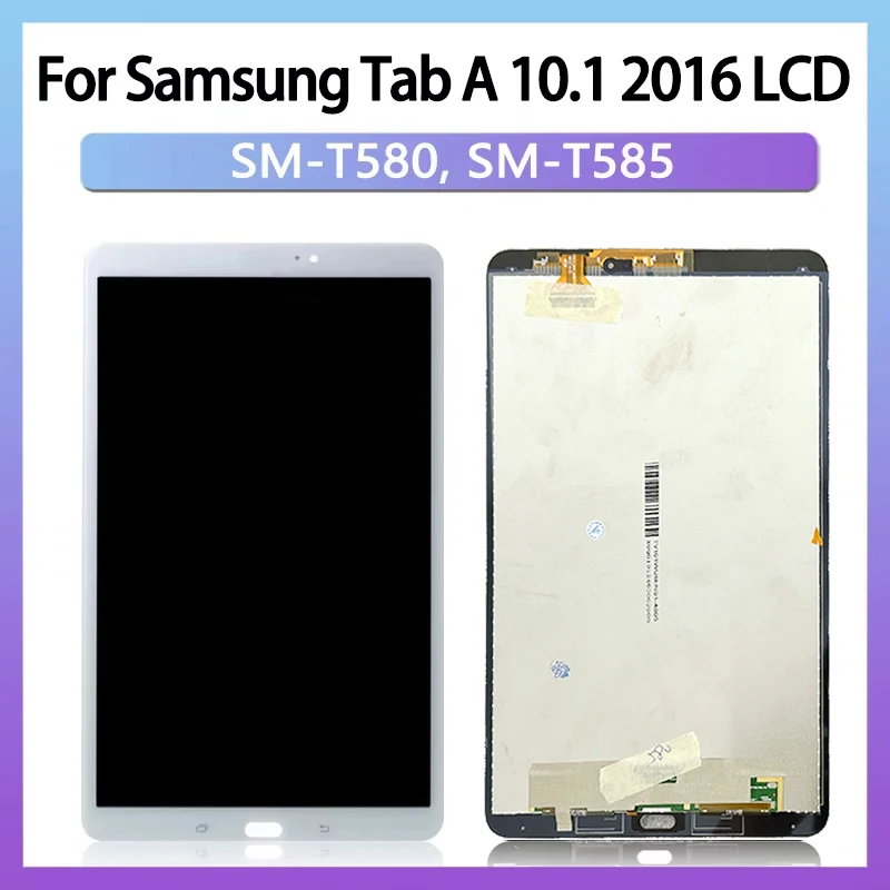 10.1" New For Samsung Tab A 10.1 2016 SM-T580 SM-T585 T580 T585 LCD Display Touch Screen Digitizer Assembly Replacement
10.1" New For Samsung Tab A 10.1 2016 SM-T580 SM-T585 T580 T585 LCD Display Touch Screen Digitizer Assembly Replacement