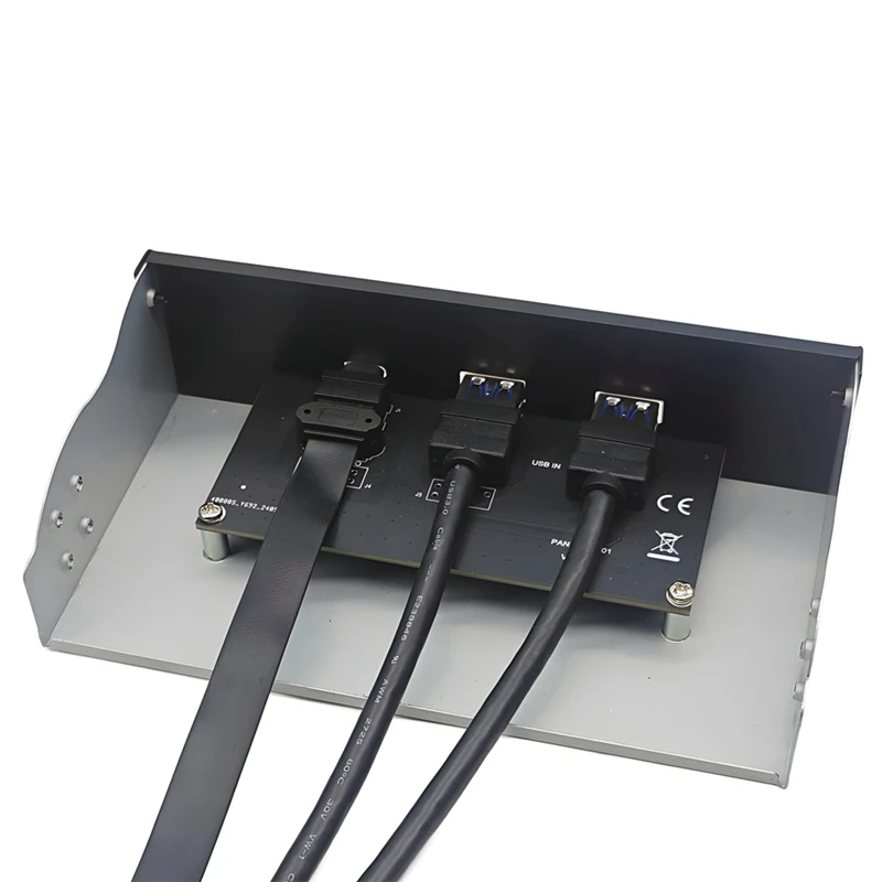 USB Front Panel For PC 2 Port USB 3.2 GEN1 5Gbps + 1 Port TYPE-C 10Gbps/20Gbps Hub For Desktop 5.25Inch Floppy Drive Bay
USB Front Panel For PC 2 Port USB 3.2 GEN1 5Gbps + 1 Port TYPE-C 10Gbps/20Gbps Hub For Desktop 5.25Inch Floppy Drive Bay
