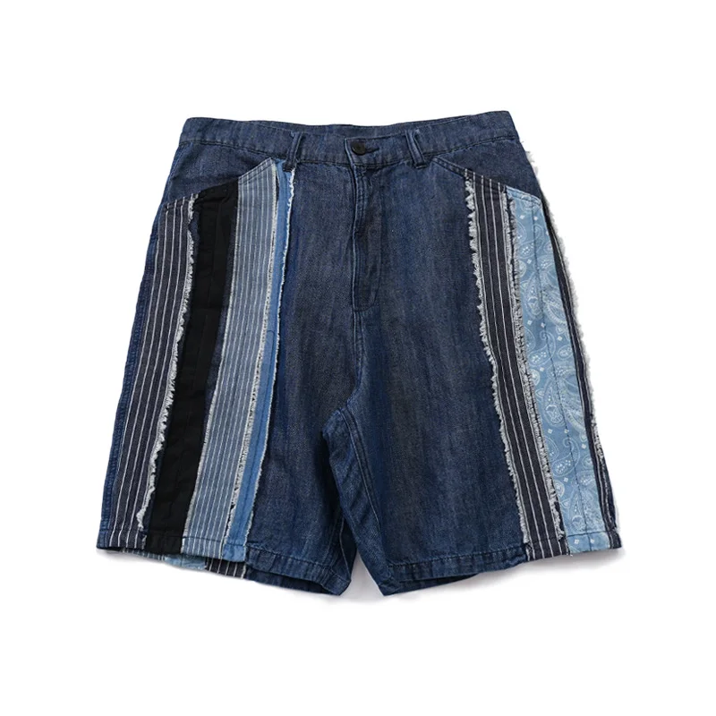 High Street Vintage Patchwork Denim Shorts Casual Pants Breathable Sweatpants Y2k Streetwear Traf Men's Clothing Top Quality
High Street Vintage Patchwork Denim Shorts Casual Pants Breathable Sweatpants Y2k Streetwear Traf Men's Clothing Top Quality