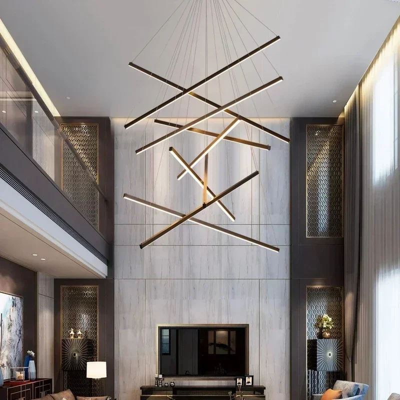 Chandelier Led Duplex Apartment Living Room Simple Hall Main Light Dining Room Staircase Long Hollow Pendant Lamp
Chandelier Led Duplex Apartment Living Room Simple Hall Main Light Dining Room Staircase Long Hollow Pendant Lamp