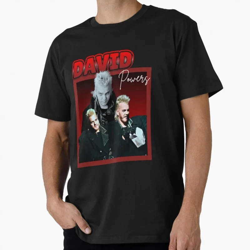 David Powers Horror Movie The Lost Boys Scary Vampire Gift T-shirts Santa Carla Boys Graphic Clothes Short Sleeve All size Tops
David Powers Horror Movie The Lost Boys Scary Vampire Gift T-shirts Santa Carla Boys Graphic Clothes Short Sleeve All size Tops