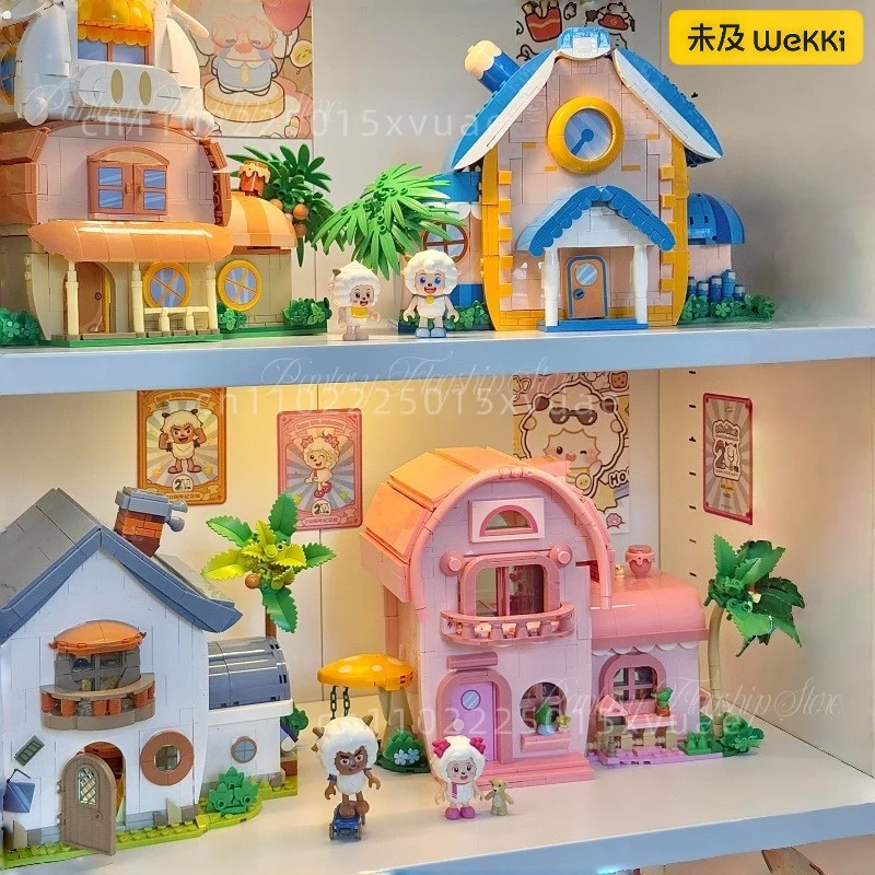Wekki Cartoon Anime Sheep Building Blocks House Street Scene Assembly Toys Movable Models Ornament Collectible Holiday Gifts
Wekki Cartoon Anime Sheep Building Blocks House Street Scene Assembly Toys Movable Models Ornament Collectible Holiday Gifts
