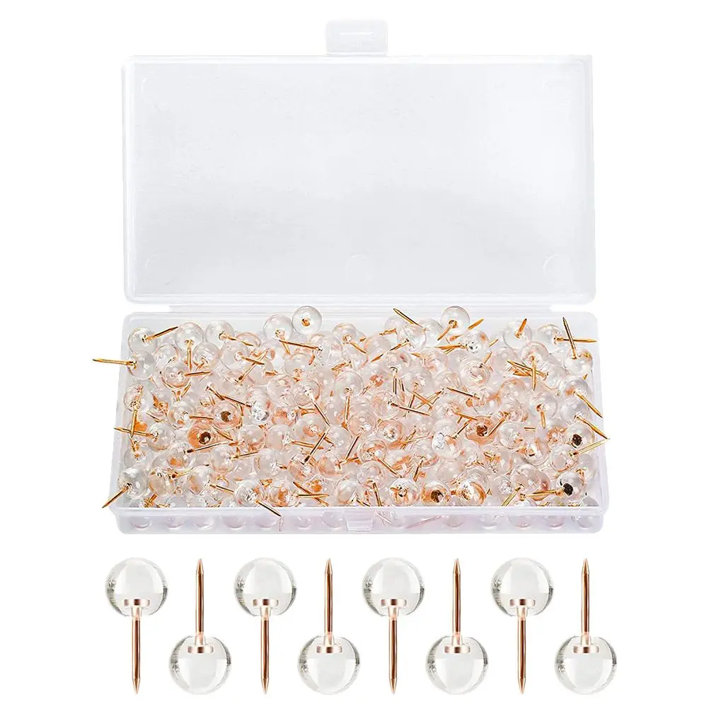 50 Pcs Push Pins Transparent Thumb Tacks With Plastic Box Home Office School Craft Projects Cork Board Photo Wall Bulletin
50 Pcs Push Pins Transparent Thumb Tacks With Plastic Box Home Office School Craft Projects Cork Board Photo Wall Bulletin