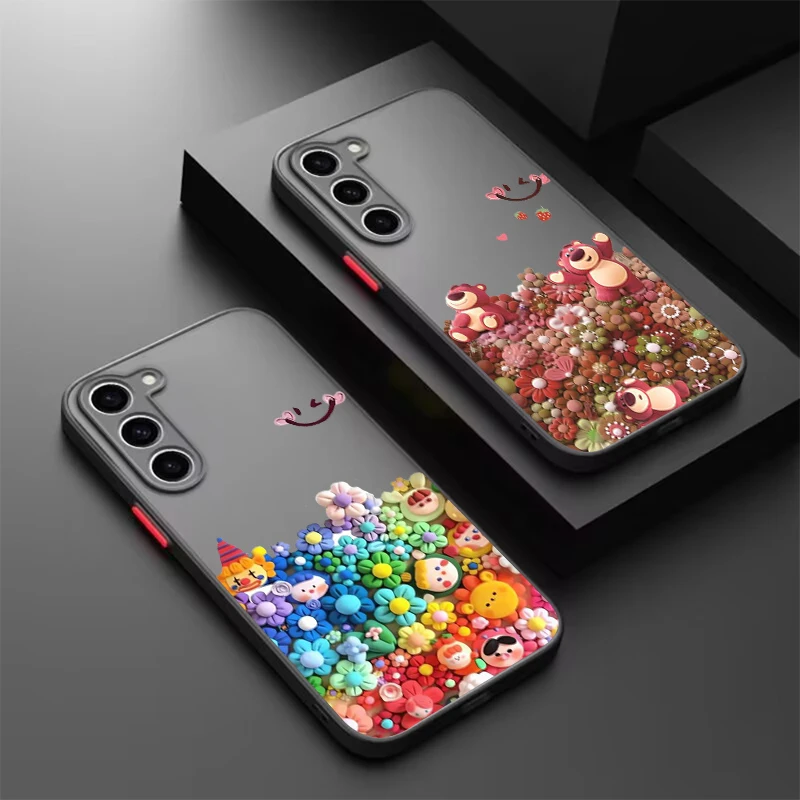 Rainbow Cute Strawberry Bear Frosted Translucent For Samsung Note 20 A35 A03 A54 A35 A22 A34 A14 A24 A04 A55 5G Back Phone Case
Rainbow Cute Strawberry Bear Frosted Translucent For Samsung Note 20 A35 A03 A54 A35 A22 A34 A14 A24 A04 A55 5G Back Phone Case