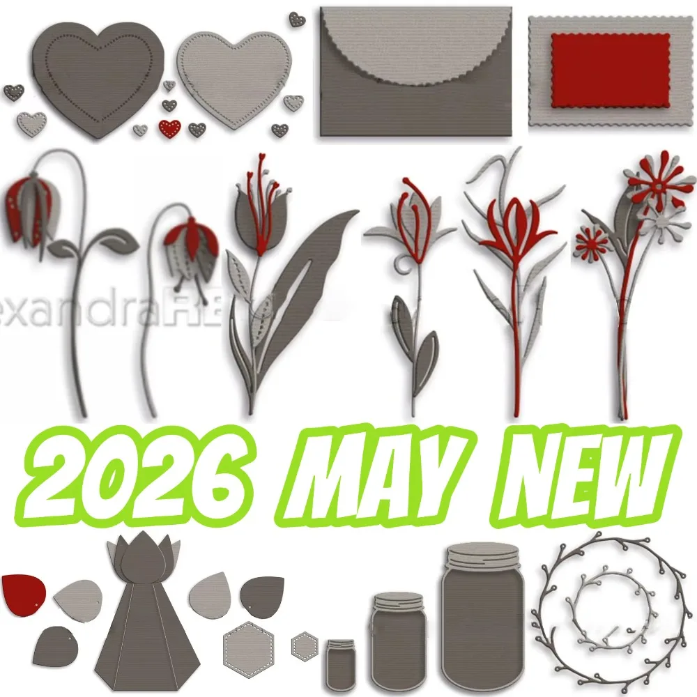 Flower Series Love Metal Die Cutting DIY Die Molds Scrapbooking Paper Making Cuts Crafts Big Die Handmade 2026 May New
Flower Series Love Metal Die Cutting DIY Die Molds Scrapbooking Paper Making Cuts Crafts Big Die Handmade 2026 May New