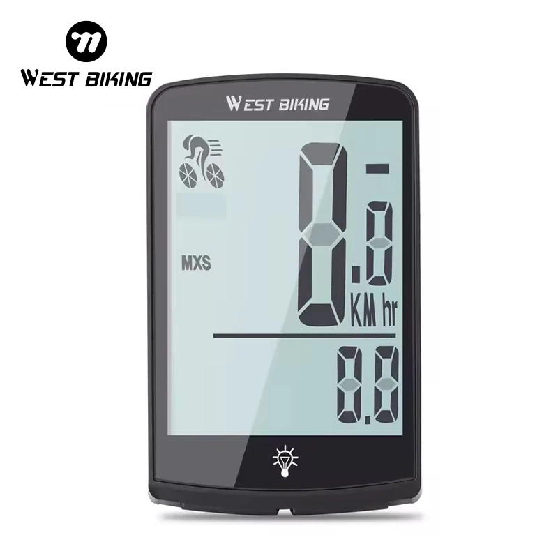 WEST BIKING 3,4-дюймовый цифровой велосипедный компьютер с большим экраном, водонепроницаемый 1000 мАч, крепление для велосипедного компьютера, электронный спидометр для
WEST BIKING 3,4-дюймовый цифровой велосипедный компьютер с большим экраном, водонепроницаемый 1000 мАч, крепление для велосипедного компьютера, электронный спидометр для