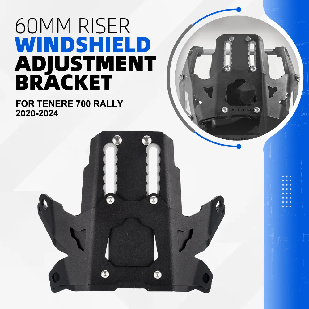 For Yamaha Tenere 700 Rally 2020 2021 2022 2023 2024 60mm Riser Windshield Adjustment Bracke For Tenere 700 World Raid 2022 2023
For Yamaha Tenere 700 Rally 2020 2021 2022 2023 2024 60mm Riser Windshield Adjustment Bracke For Tenere 700 World Raid 2022 2023