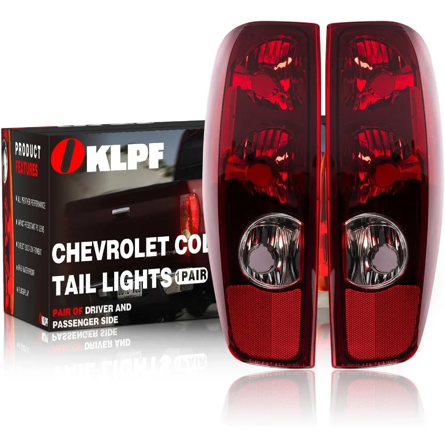 Rear Brake Tail Light Compatible with 20042012 Chevy Colorado GMC Canyon Replacement Red Taillight Assembly for Driver and Pass
Rear Brake Tail Light Compatible with 20042012 Chevy Colorado GMC Canyon Replacement Red Taillight Assembly for Driver and Pass