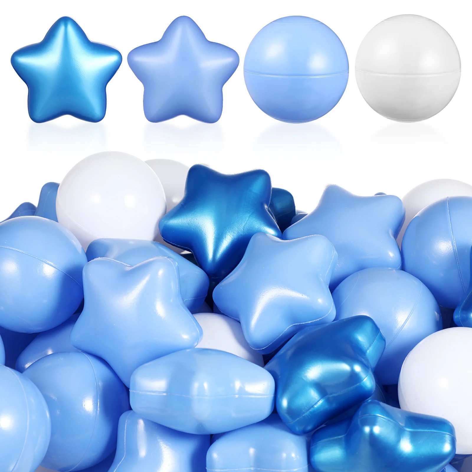 100Pcs Kids Ball Pit Star Shape Soft Plastic Play for Infant Stimulation Safe Home Party Bounce
100Pcs Kids Ball Pit Star Shape Soft Plastic Play for Infant Stimulation Safe Home Party Bounce