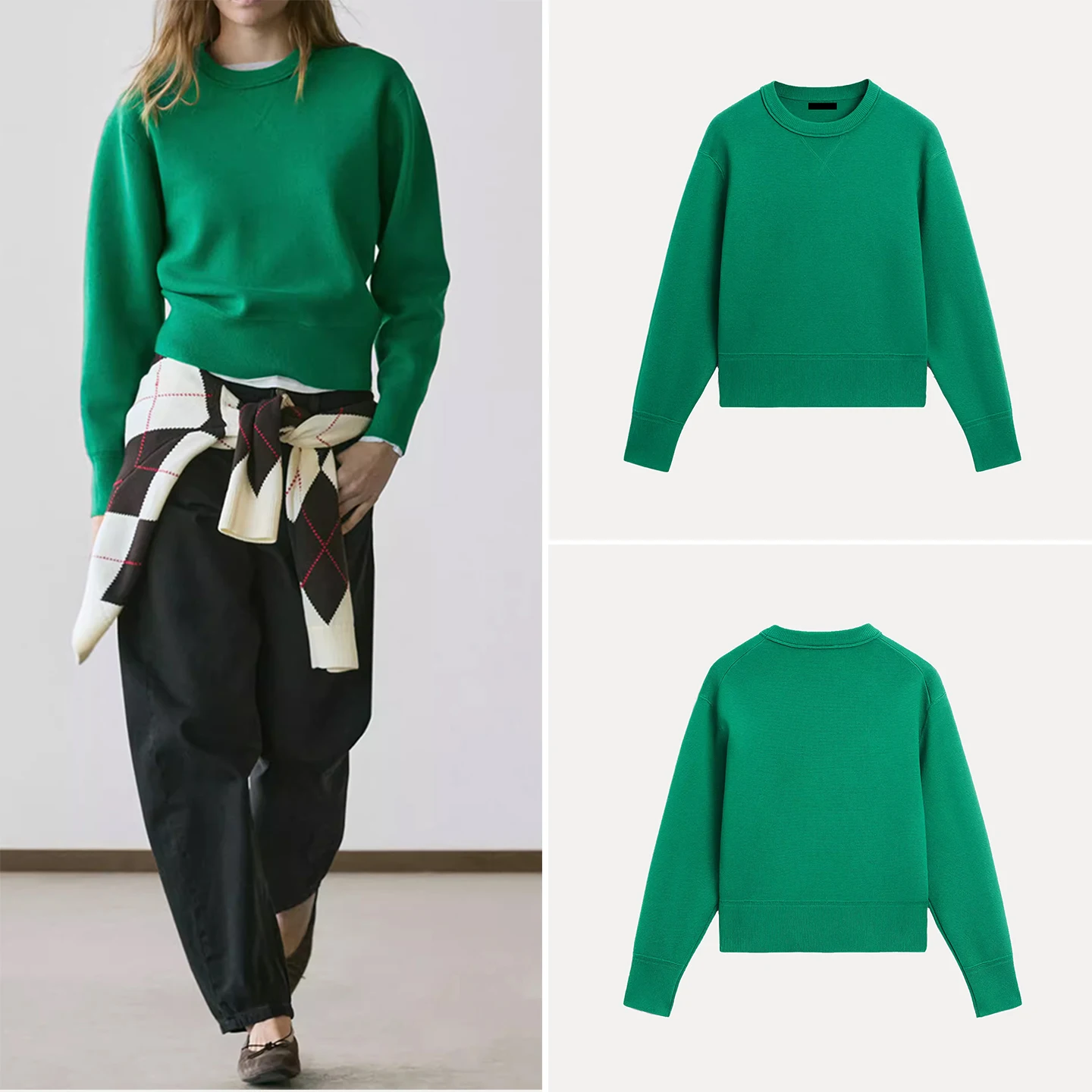 Spring 2026 Women's een round Ne Long Sve Knitted Sweater Loose Fit Comfortable Casual Sle Z Brand New Arrival
Spring 2026 Women's een round Ne Long Sve Knitted Sweater Loose Fit Comfortable Casual Sle Z Brand New Arrival