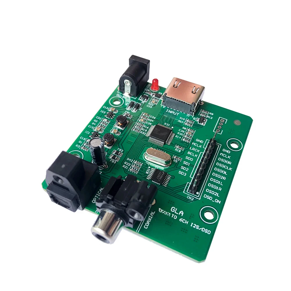 HDMI-Compatible Separates Digital Audio I2S/ Coaxial/Fiber/multi-channel DSDS
HDMI-Compatible Separates Digital Audio I2S/ Coaxial/Fiber/multi-channel DSDS