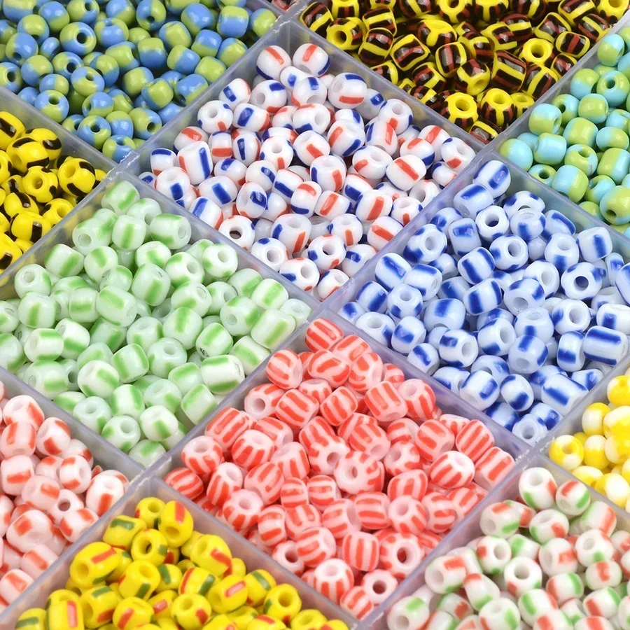 10g Colorful Czech Glass Seed Beads Charm Stripe Crystal for for Jewelry Making DIY Handmade Bracelet Nacklace Earrings Beading
10g Colorful Czech Glass Seed Beads Charm Stripe Crystal for for Jewelry Making DIY Handmade Bracelet Nacklace Earrings Beading