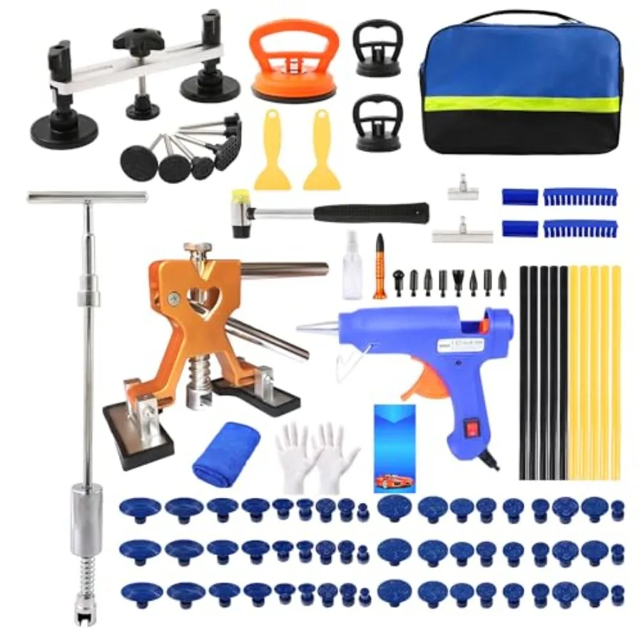 101pcs Paintless Dent Repair Tool Dent Puller Kit, Car Dent Repair Kit Adjustable Width, Dent Car Dent Removal Kit…
101pcs Paintless Dent Repair Tool Dent Puller Kit, Car Dent Repair Kit Adjustable Width, Dent Car Dent Removal Kit…