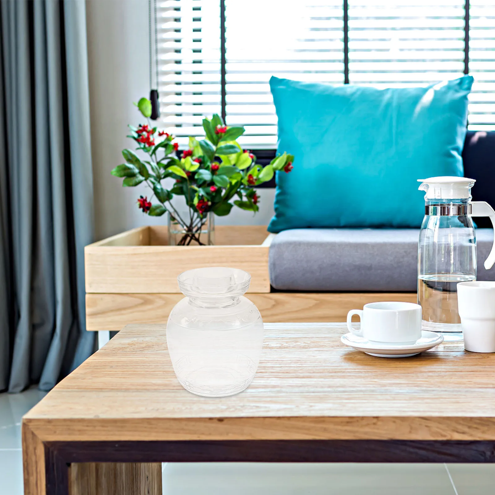 Food Containers Vegetable Pickling Jar Glass Pickles with Water Seal Sauerkraut Fermenting Jars Chinese Crock
Food Containers Vegetable Pickling Jar Glass Pickles with Water Seal Sauerkraut Fermenting Jars Chinese Crock