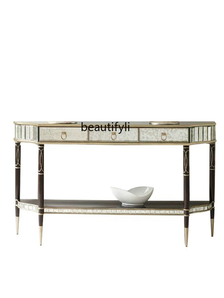 American Light Luxury Console Tables Simple Modern Wall Decoration Side View Wall Entrance a Long Narrow Table Table Corridor
American Light Luxury Console Tables Simple Modern Wall Decoration Side View Wall Entrance a Long Narrow Table Table Corridor