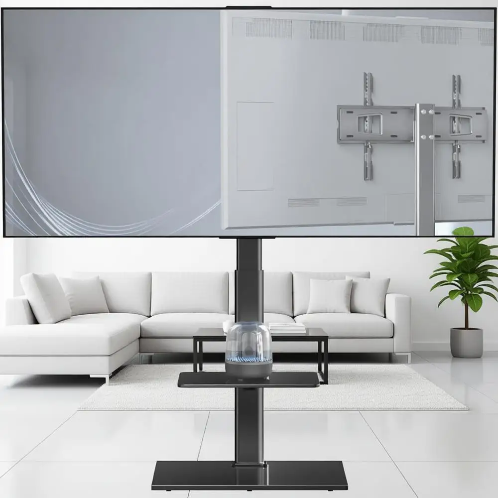 Напольная подставка для телевизоров 32-70 дюймов (до 40 кг), с поворотом и регулировкой высоты, с основанием из закаленного стекла для гостиной, спальни
Напольная подставка для телевизоров 32-70 дюймов (до 40 кг), с поворотом и регулировкой высоты, с основанием из закаленного стекла для гостиной, спальни