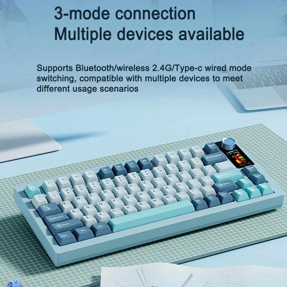 LT75 Mechanical Keyboard Three Mode Wired/Wireless/Bluetooth 80 Keys Keyboard PBT Gasket Rgb Customized Office Pc Game Keyboard
LT75 Mechanical Keyboard Three Mode Wired/Wireless/Bluetooth 80 Keys Keyboard PBT Gasket Rgb Customized Office Pc Game Keyboard