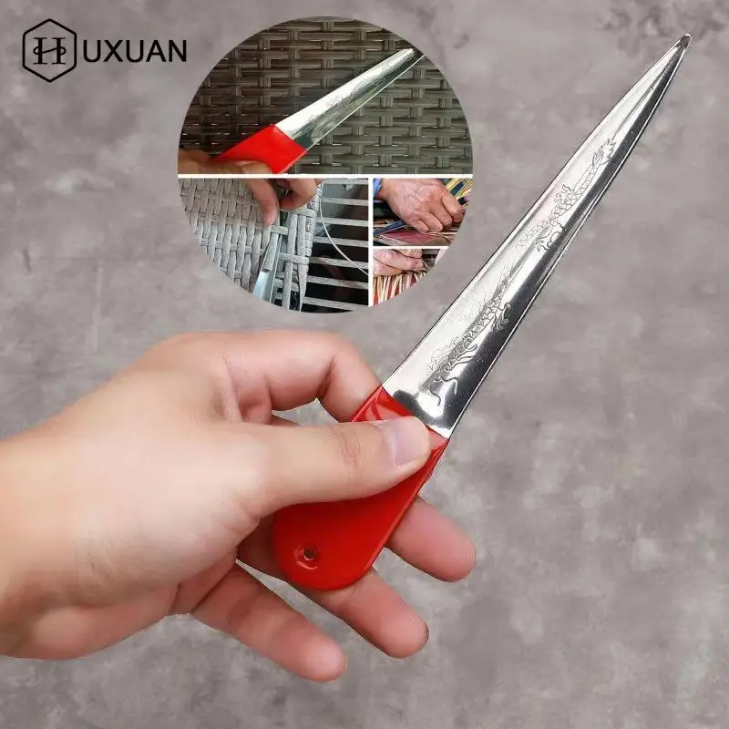 Knife DIY Pry Cutter Tool Manganese Steel Needle Rattan Furniture Work Blade Knives Weaving Repairing Tools
Knife DIY Pry Cutter Tool Manganese Steel Needle Rattan Furniture Work Blade Knives Weaving Repairing Tools