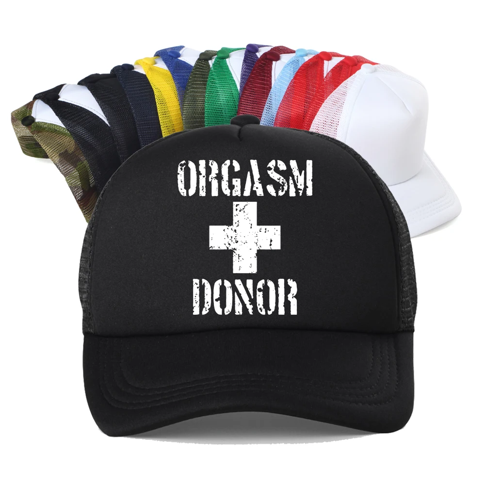 Black Humor Orgasm Donor Funny American Novelty Baseball Cap Men Woman Fashion Printed Breathable Trucker Hat
Black Humor Orgasm Donor Funny American Novelty Baseball Cap Men Woman Fashion Printed Breathable Trucker Hat